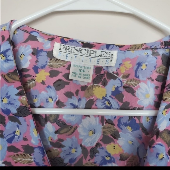 Vintage floral blouse - 10P - Picture 8 of 9